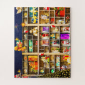 Kerstgroeten uit opa en oma legpuzzel (Verticaal)