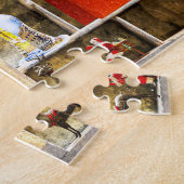 Kerstgroeten uit opa en oma legpuzzel (Zijkant)