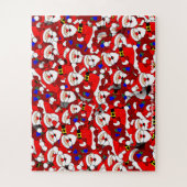 Kerstgroeten uit opa en oma legpuzzel (Verticaal)