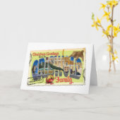 Kerstgroeten van de familie Griswold Kaart (Gele Bloem)