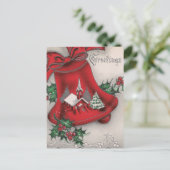 kerstgroeten van de  Kerk Briefkaart (Staand voorkant)