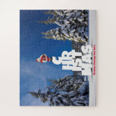 Kerstgroeten van de Kerstman Legpuzzel (Verticaal)