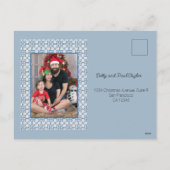 Kerstgroeten van de Portugese haan Feestdagenkaart (Achterkant)