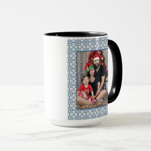 Kerstgroeten van de Portugese haan Mok (Voorkant rechts)