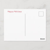 Kerstgroeten van de Rode Ster Briefkaart (Achterkant)