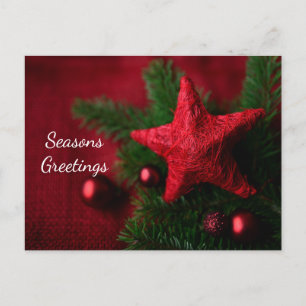 Kerstgroeten van de Rode Ster Briefkaart