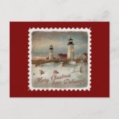 Kerstgroeten van Delaware Holiday Briefkaart (Voorkant)