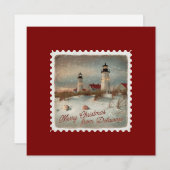 Kerstgroeten van Delaware Holiday Kaart (Voorkant / Achterkant)