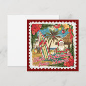 Kerstgroeten van Hawaii Holiday Kaart (Voorkant / Achterkant)