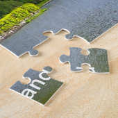 Kerstgroeten van Kylemore Abbey Galway Legpuzzel (Zijkant)