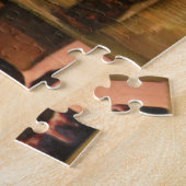 Kerstgroeten van mama en papa legpuzzel (Zijkant)