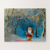 Kerstgroeten van mama en papa legpuzzel (Horizontaal)