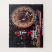 Kerstgroeten van mama en papa legpuzzel (Verticaal)