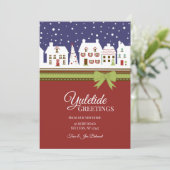 Kerstgroeten vanuit onze nieuwe thuiskaart (Staand voorkant)