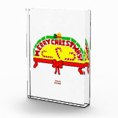 Kerstgroeten Verticaal fotoblok (Rechts)