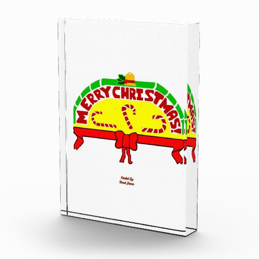 Kerstgroeten Verticaal fotoblok (Rechts)