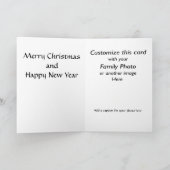 Kerstgroeten Victoriaans Boy Old World Feestdagen Kaart (Binnen)