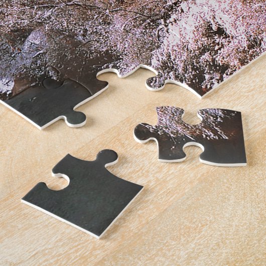 Kerstgroeten Virgin River Utah Legpuzzel (Zijkant)