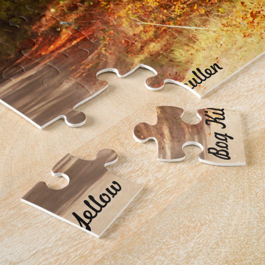 Kerstgroeten Yellow Bog Kilcullen Legpuzzel (Zijkant)