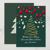 Kerstgroetenkaart Kaart (Voorkant / Achterkant)