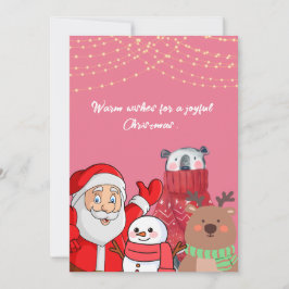 Kerstgroetenkaart kaart