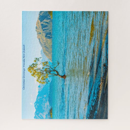 Kerstgroetings Lake Wanaka Legpuzzel (Verticaal)