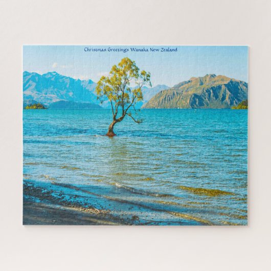 Kerstgroetings Lake Wanaka Legpuzzel (Horizontaal)