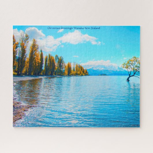 Kerstgroetings Lake Wanaka Legpuzzel (Horizontaal)
