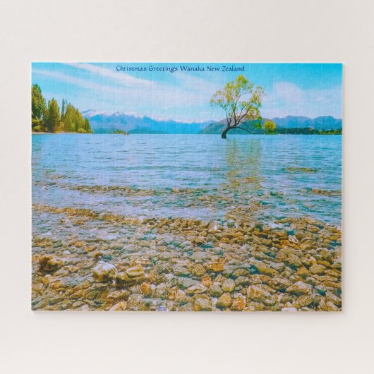 Kerstgroetings Lake Wanaka Legpuzzel (Horizontaal)