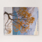 Kerstgroetings Lake Wanaka Nieuw-Zeeland Legpuzzel (Horizontaal)