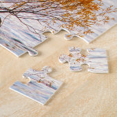 Kerstgroetings Lake Wanaka Nieuw-Zeeland Legpuzzel (Zijkant)