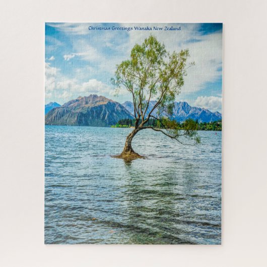Kerstgroetings Wanaka Nieuw-Zeeland Legpuzzel (Verticaal)
