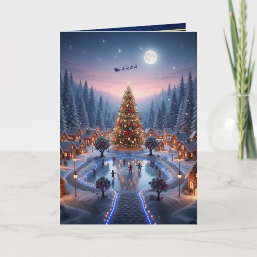 Kerstgroetkaart Feestdagen Kaart (Voorkant)