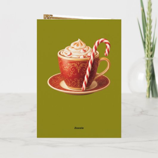 Kerstgroetkaart Feestdagen Kaart (Achterkant)