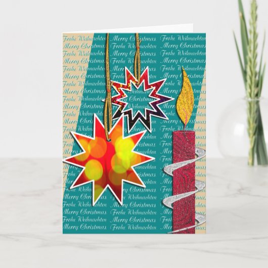 Kerstgroetkaart Feestdagen Kaart (Voorkant)