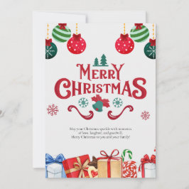 Kerstgroetkaart Feestdagenkaart