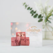 Kerstgroetkaart | Feestelijke Feestdagen (Staand voorkant)