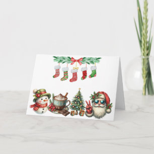 Kerstgroetkaart Kaart