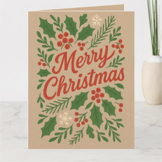 Kerstgroetkaart Prettig Kerstfeest Kaart