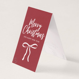 Kerstgroetkaart Rode Design Kaart
