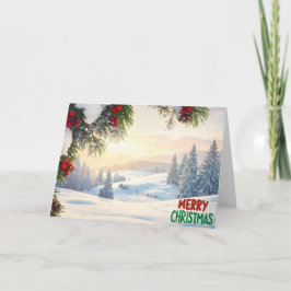 Kerstgroetkaart Romeinen 6:23 (5x7) Bedankkaart
