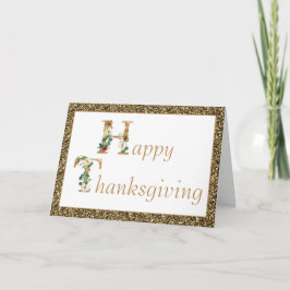 Kerstgroetkaart van Thanksgiving Day Kaart
