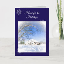 Kerstgroetkaart voor thuis