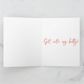 Kerstgroetkaart voor wijn drinker kaart (Binnen)