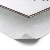 KerstgroetKlein Kind met papier Poster (Hoek)