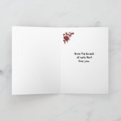 Kerstgrootvader uit het bos van Nuts Squirrel Feestdagen Kaart (Binnen)