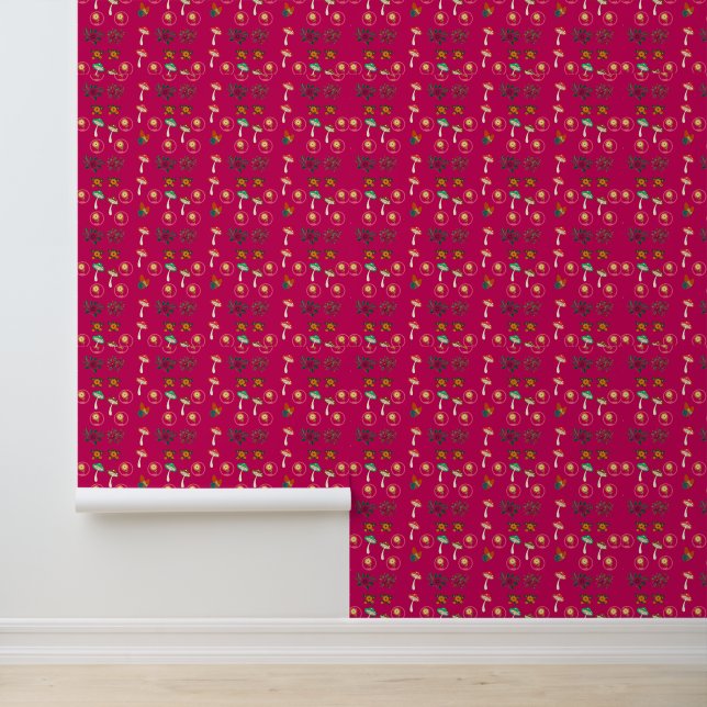 kerstgroovy patroon behang (Applicatie)