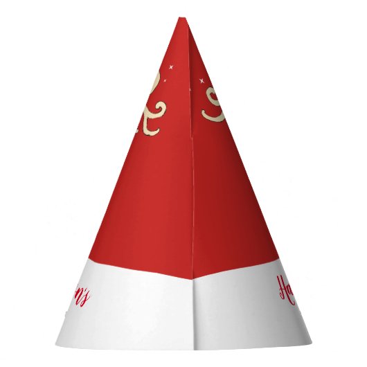 Kerstgrote geweien renderen rode naam pet feesthoedjes (Achterkant)