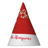 Kerstgrote geweien renderen rode naam pet feesthoedjes (Rechts)