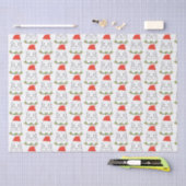 KerstGuinee in een Santa Hat Tissuepapier (Craft)